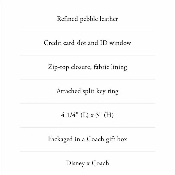 🆕 Coach x Disney Minnie Mouse Skinny Mini Limited Edition - Picture 6 of 8